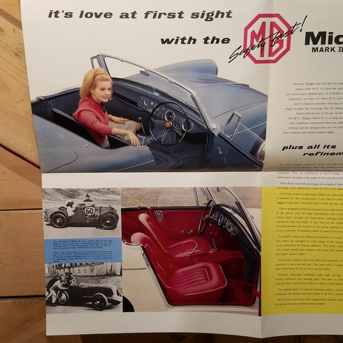 The New Midget Mark II Sports Convertible 1964 Sales Brochure - Swanky Barn - Picture 9 of 12