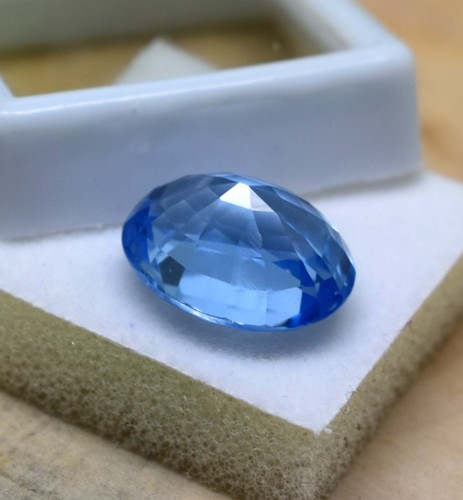 Earth Mined Superb Light Blue Aquamarine 11 Ct Approx. Oval Shape Gemstone - Picture 7 of 7
