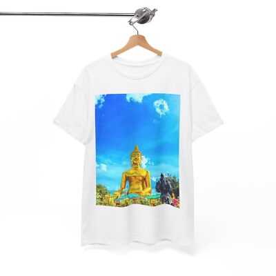 Golden Big Buddha Cotton Tee by Klein Kloset (Limited Edition)