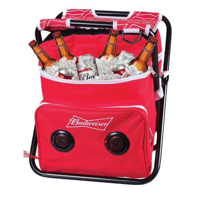 Budweiser Folding Chair Cooler Speaker Combo Red eBay