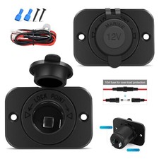 12/24V Car Boot Marine Zigaretten Anzünder Steckdose Panel Wasserdichter Stecker
