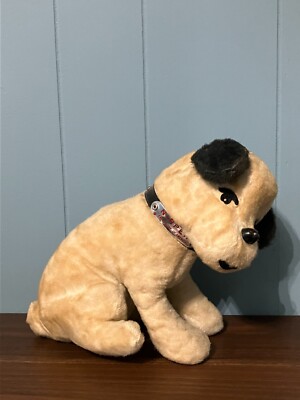 Nipper RCA Dog Mascot 1940s Plush Toy
