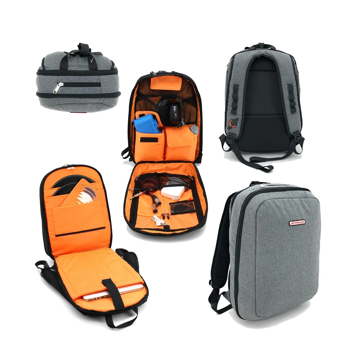 JetPack Slim Backpack for DVS Mobile or Club DJ Gig Set Bag