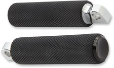 Arlen Ness 07-925 Footpegs - Knurled - Black