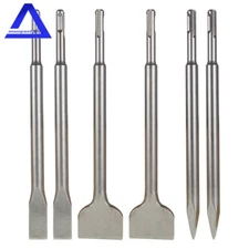 6 Piece SDS plus Chisel Set Concrete Drill Bit Set Rotary Hammer Bits US