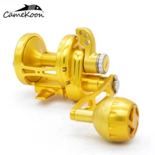 CAMEKOON Saltwater Lever Drag Offshore Fishing Multiplier Trolling Big Game Reel