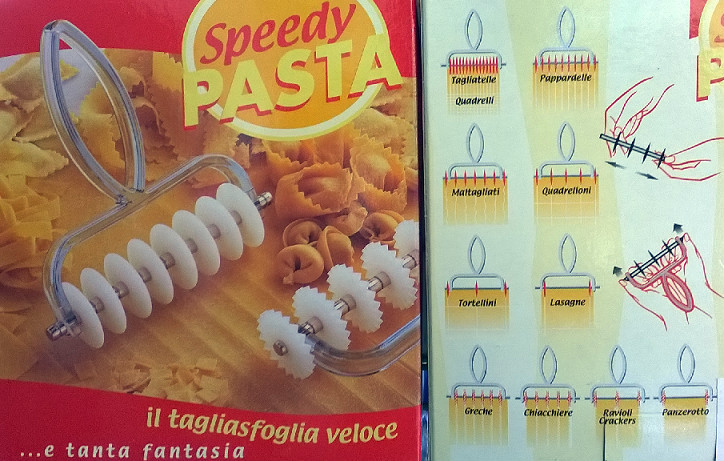 Rotella Tagliapasta Taglia Speedy Pasta Multiplo Con Rotelle Regolabili Zaseves