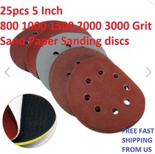 25pcs 5 Inch 800 1000 1500 2000 3000 Grit Sand Paper Sanding Discs 25pcs 5 Inch 800 1000 1500 2000 3000 Grit Sand Paper Sanding Discs