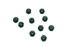 Rawers Edge Black M2 Nylon Lock Nuts (10pcs) RCE3152BK