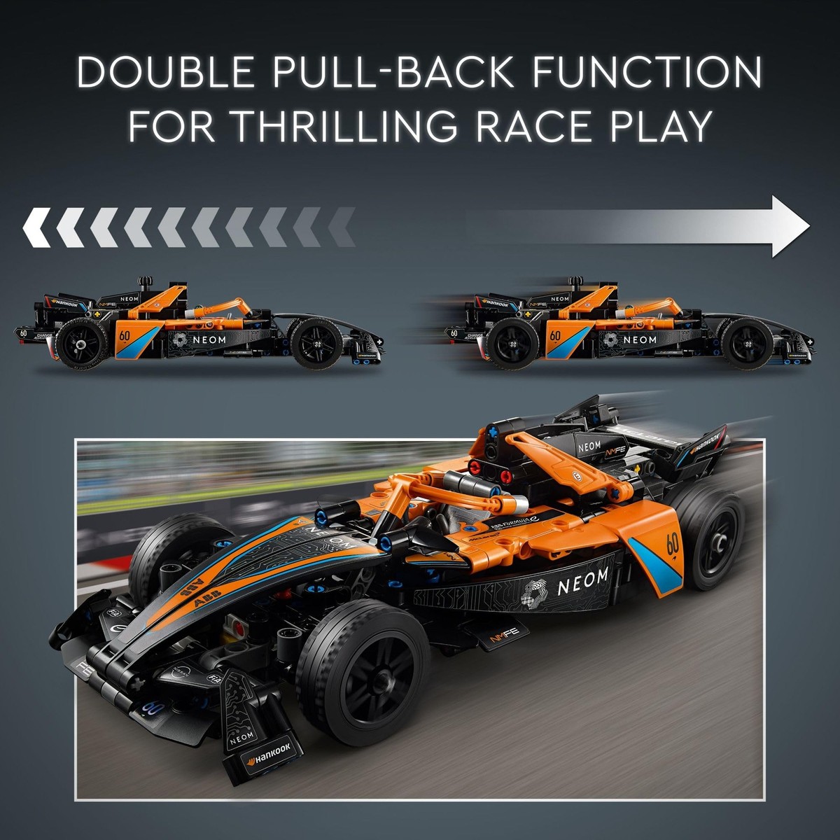 LEGO Technic NEOM McLaren Formula E Team 42169 New Building Set