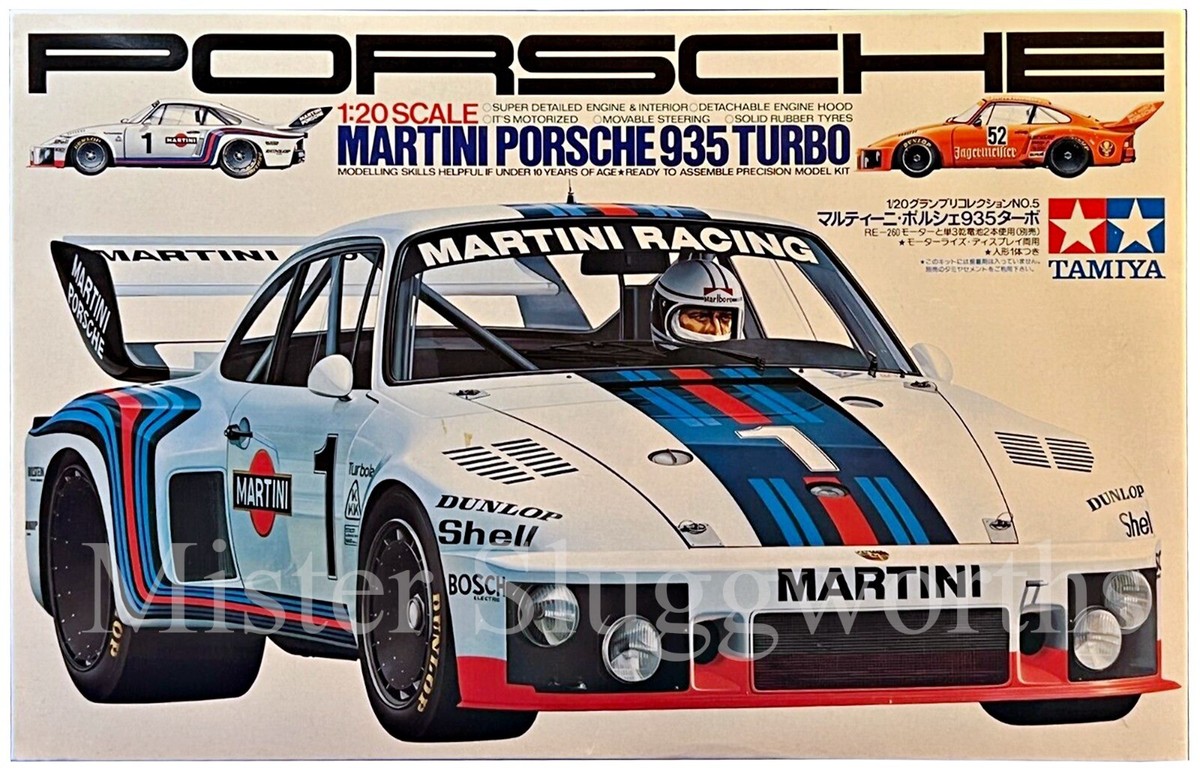自動車 Tamiya 1/20 Martini Porsche 935 Turbo NEW Vintage Tamiya 1:20 Scale Martini Porsche 935 Turbo