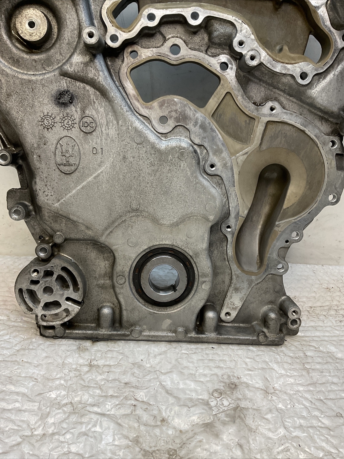 14-17 MASERATI GHIBLI LEVANTE 3.0L ENGINE TIMING CHAIN COVER GENUINE OEM