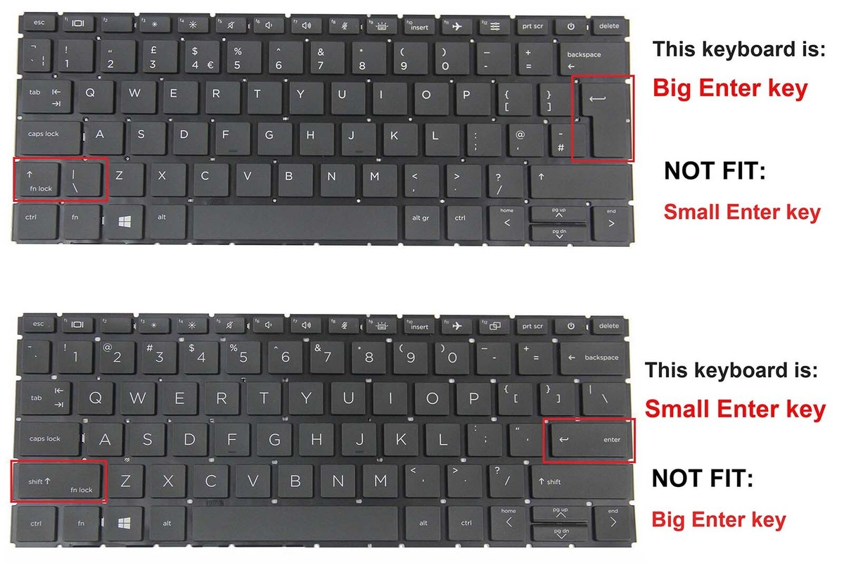 Replacement HP EliteBook X360 1040 G8 Laptop US Backlit