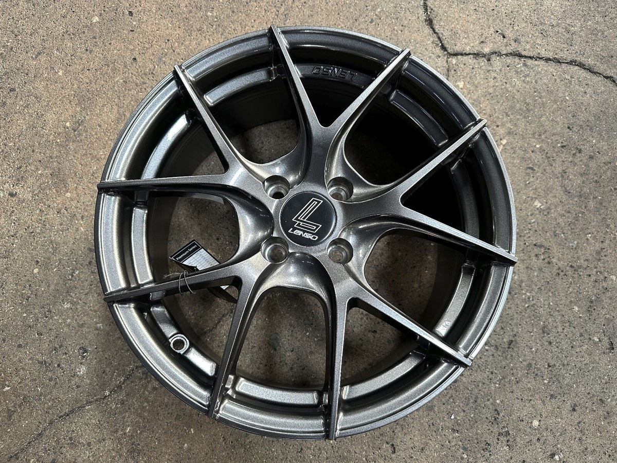 New 16x7J LENSO JAGER DYNA Hyper Dark (4 Wheel) 4x100 Fit HONDA