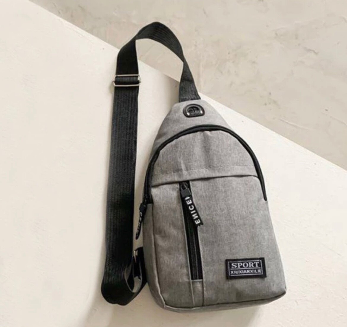 Nike Sportswear Essentials Men's Sling Bag Black/Black/Ironstone