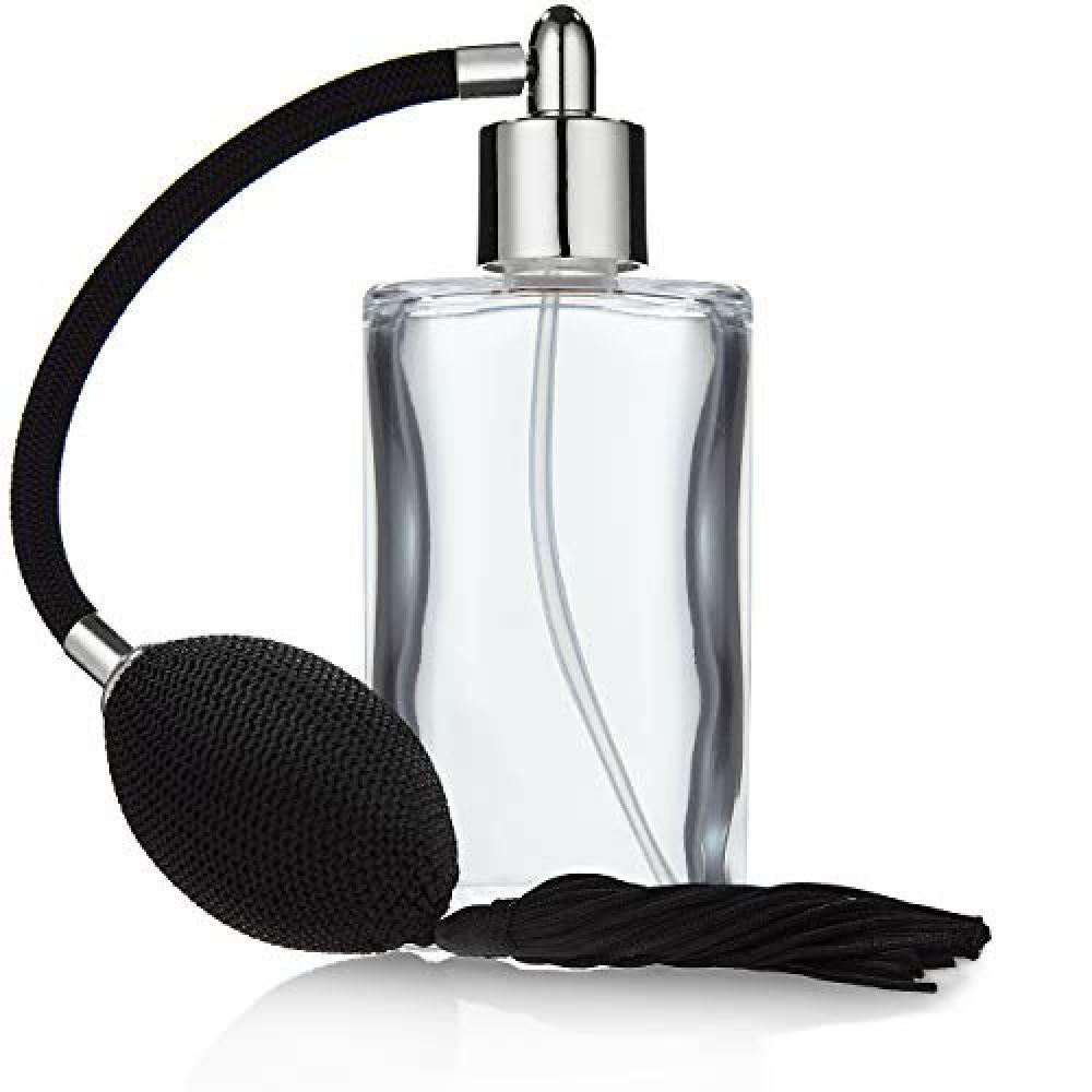 Fantasia Oval Glass, Nebulizzatore a pompetta, Argento/Nero, 100 ml - NUOVO