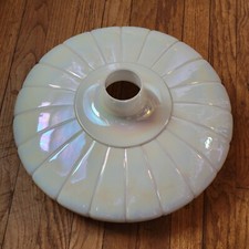 15" Vintage Pearlized Torchiere Floor Lamp Shade
