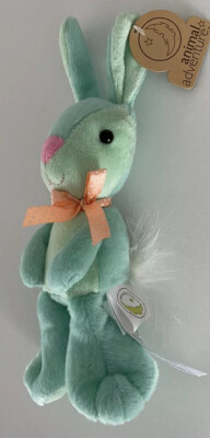 Animal Adventure Bunny Rabbit Plush Stuffed Animal Toy Easter Mint Green 9  2020