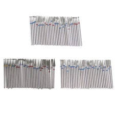 30pcs/set Milling Cutter Electric Rotary Machine Diamond Nail Drill Bits Set US