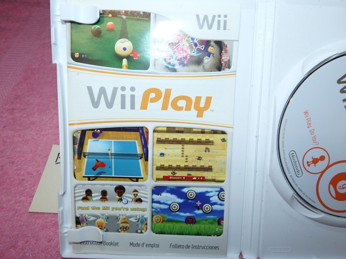 Wii Play Game Nintendo Wii Games Multi Sports Complete + Manual +