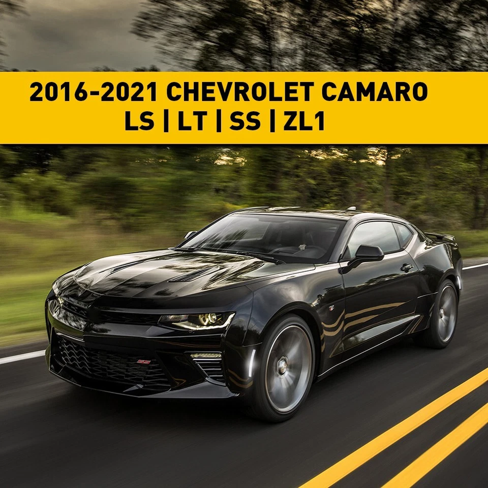 4x Luz de señalización lateral de humo LED BLANCA para Chevrolet Camaro LS LT SS ZL1 2016-2021 Foto 3 de 4