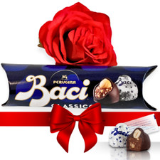 Idee Regalo San Valentino 2025 | 37,5g Baci Perugina + Rosa Rossa Artificiale