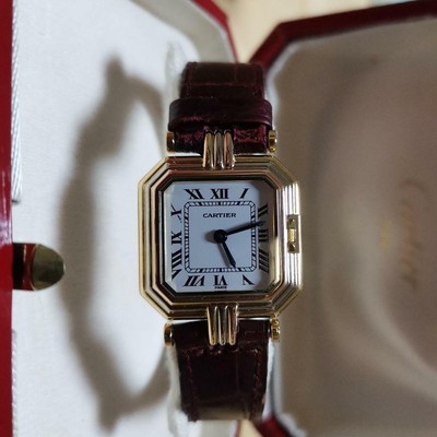 AUTH CARTIER WATCH CEINTURE TRINITY 