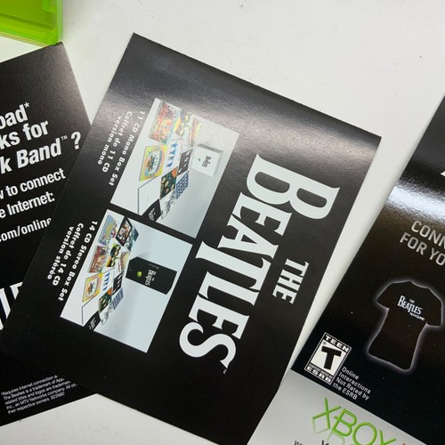 The Beatles: Rock Band Microsoft Xbox 360 EN VIVO Completo con manual y PAPELEO - Imagen 6 de 15