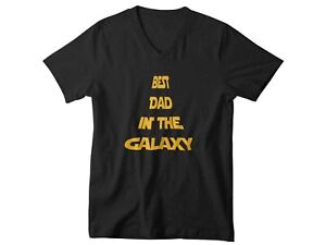 Father/'s Day Star Wars Sci Fi Slogans Best Dad In The Galaxy Men/'s T-shirt