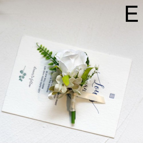Wristband Hand Artificial Flowers Wrist Corsage Bracelet Wedding Party Supplies - Picture 20 of 25