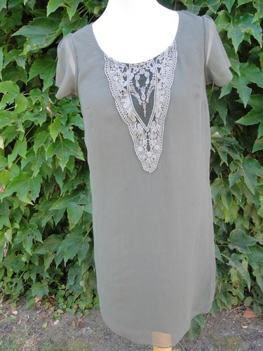 Robe été Femme/ado Les Sauterelles Taille 1 (36-38) - Couleur Bleue, Occasion Très Bon état