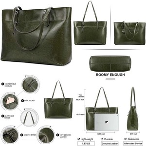 kattee vintage leather tote