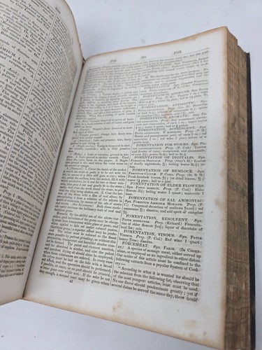Cooley's Cyclopaedia of Practical Receipts 1850 Embossed Black Cloth Binding - Picture 8 of 9