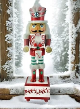 Nutcracker Ballet CANDY CANE  Music Box “Dance Of Sugarplum Fairies” 12” NIB