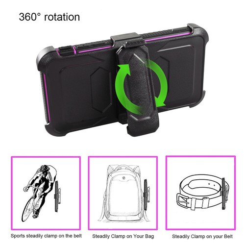 For iPhone 11 Pro Max / iPhone 11 Case Built-in Screen Shockproof Hybrid Cover - Picture 24 of 25