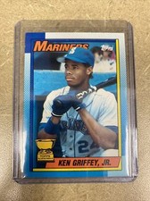 1990 Topps KEN GRIFFEY JR. All-Star Rookie #336 Bloody Scar ERROR Card HOF 