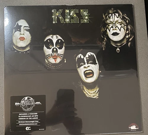 Kiss Debut Vinyl Record 2014 Germany ZZ LOGO READ !! Back To Black Sealed