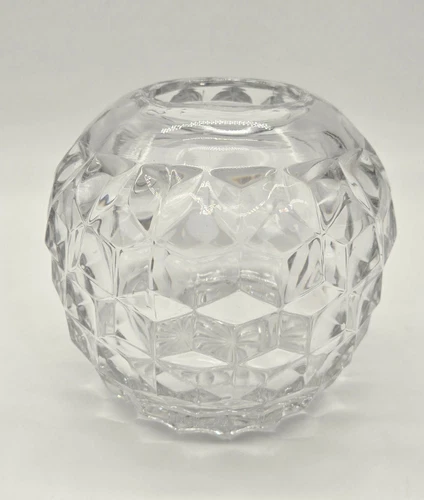 *Fostoria American Glass Rose Bowl Clear 1915-1982      5" Dia Pre-owned