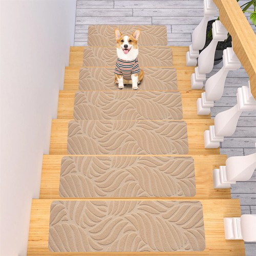 55*19cm Carpet Stair Treads Non-Slip Non-Skid Safety Rug Slip Resistant Kids NEW - Picture 20 of 23