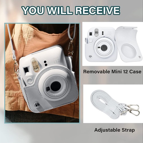 Case for Fujifilm Instax Mini 12 Instant Camera Cover or Photo Album for 3" Film - Picture 46 of 67