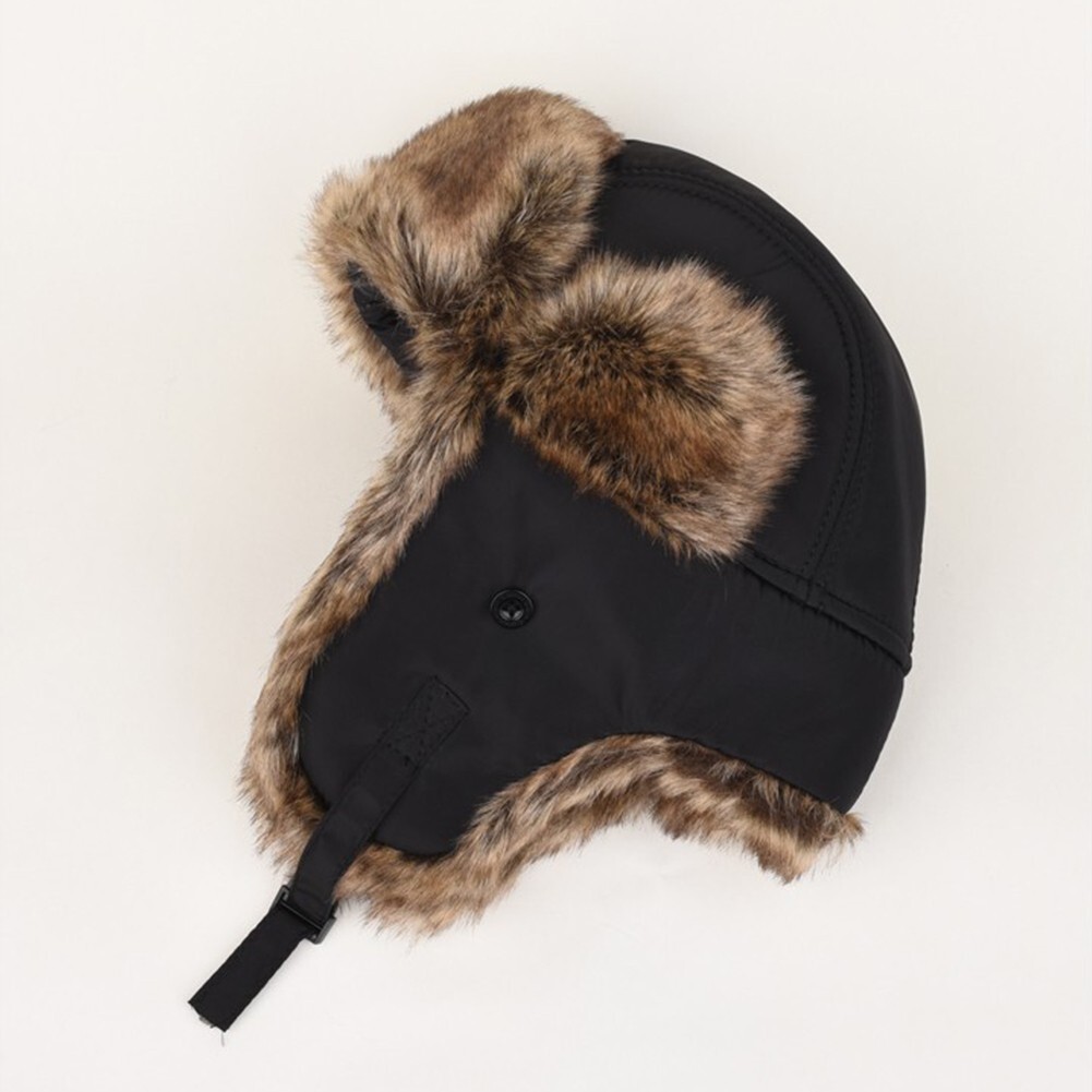 Warm and Stylish Men's Winter Hat with Fleece Lining and Windproof