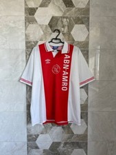 Ajax Amsterdam 1991 1993 Home Shirt Football Soccer Jersey Umbro Size L Men's
