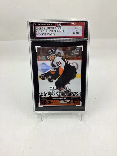 2008-09 Upper Deck #235 Claude Giroux Young Guns Rookie Card KSA 9