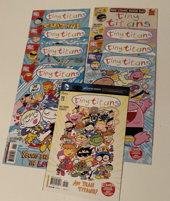 Tiny Titans DC Comics Lot # 37 38 41 42 45 46 49 50 Baltazar Franco