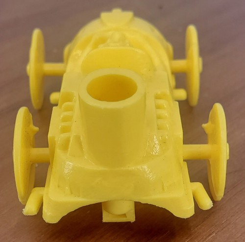 VINTAGE 1970s TOY CAP'N CRUNCH BALLOON CAR - Yellow Cereal Captain Crunch - Picture 6 of 7