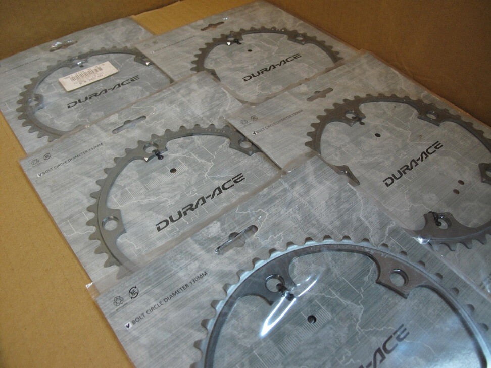 未使用品 DURA-ACE FC-7800 56T チェーンリング 130mm SHIMANO Dura Ace FC 7800 Chain Rings Chainring 130 BCD 53 52