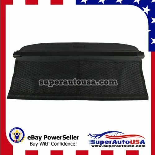 Compatível com 08-15 SMART Fortwo BAÚ TRASEIRO PRETO ESTILO OE CAPA DE CARGA RETRÁTIL - Imagem 3 de 4