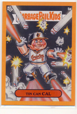 2023  Garbage Pail Kids GPK X MLB GROSS Orange 5a Tin Can Cal Ripken 18/50