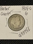 1908-O Barber Quarter  G