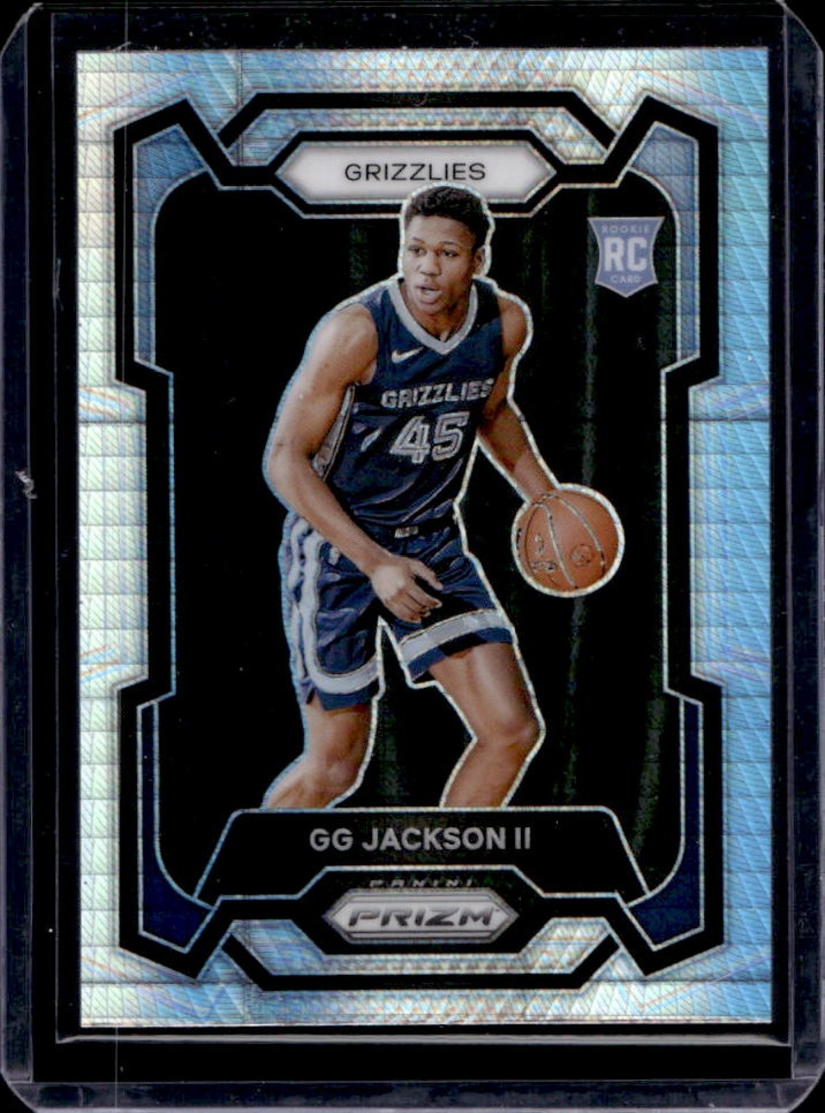 2023-24 Panini Prizm GG Jackson II RC Prizm Hyper Rookie #179 Grizzlies